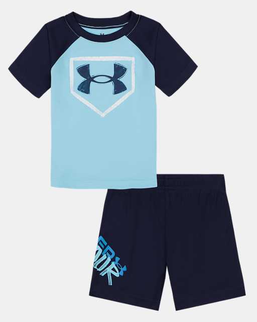 Toddler Boys' UA Homeplate Shorts Set